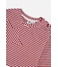 Deux par Deux Deux par Deux Soft Striped Star Jersey Top Red/White Stripes