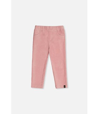 Deux par Deux Stretch Velour Treggings Pale Dusty Pink