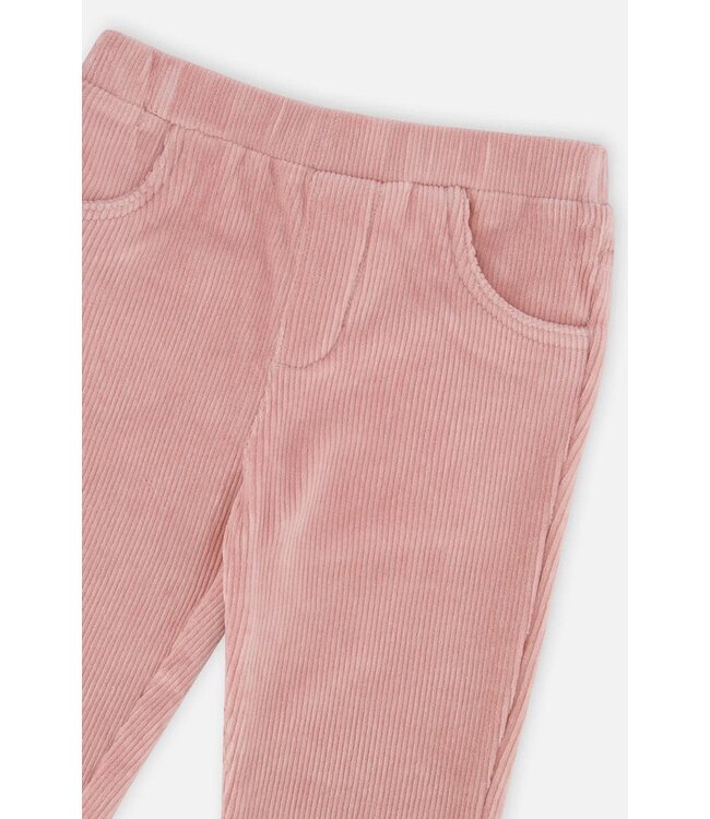 Deux par Deux Deux par Deux Stretch Velour Treggings Pale Dusty Pink