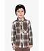 Deux par Deux Deux par Deux Plaid Flannel Shirt Grey/Beige