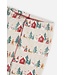 Deux par Deux Deux par Deux Organic PJ Set Christmas Print Beige