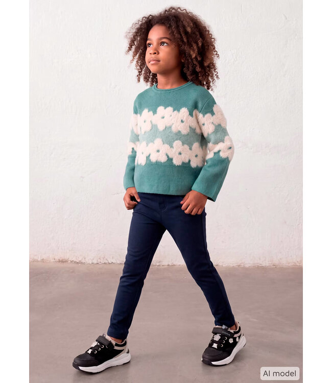 Mayoral Mayoral Fleece Fitted Pant Navy
