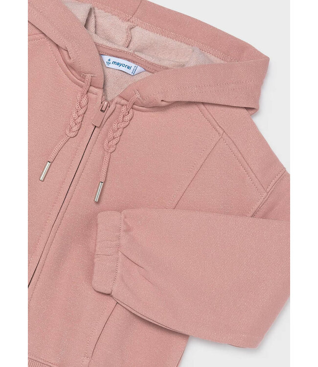 Mayoral Mayoral Glitter Zip Hoodie