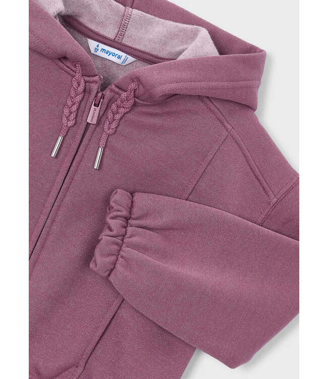 Mayoral Mayoral Glitter Zip Hoodie