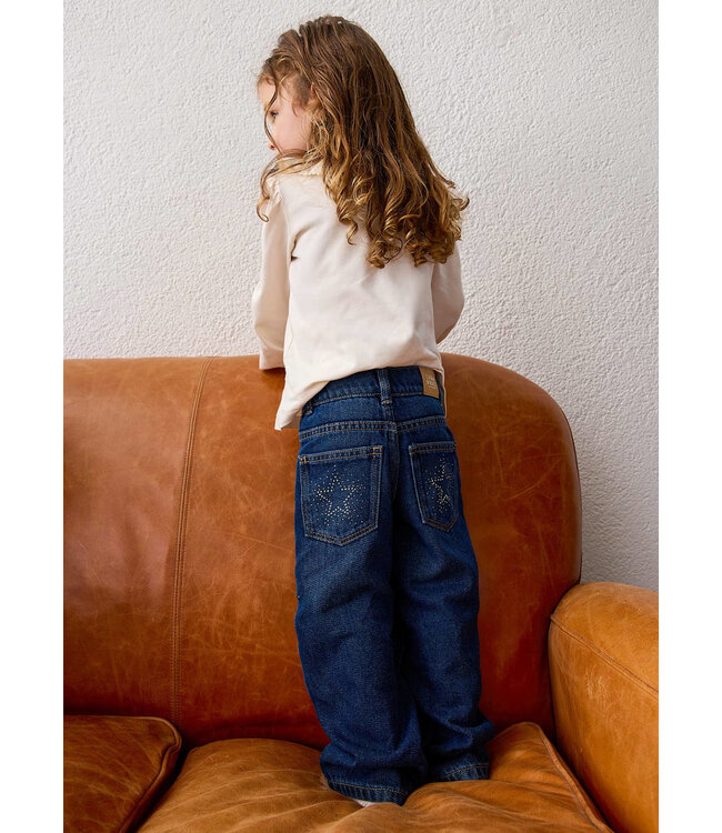 Mayoral Mayoral Star Pocket Straight Leg Denim