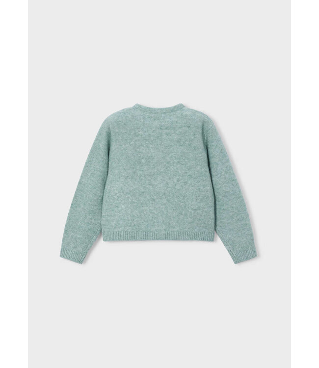 Mayoral Mayoral Knit Cardigan Bows Light Green