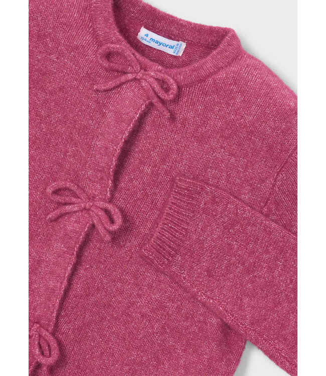 Mayoral Mayoral Knit Cardigan Bows Petal