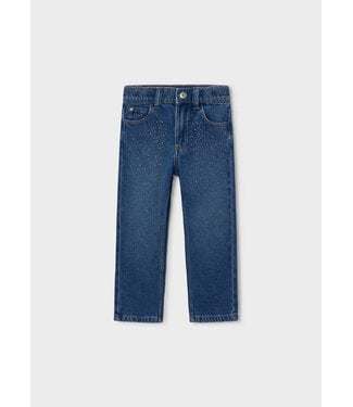 Mayoral Mayoral Glitter Straight Leg Denim