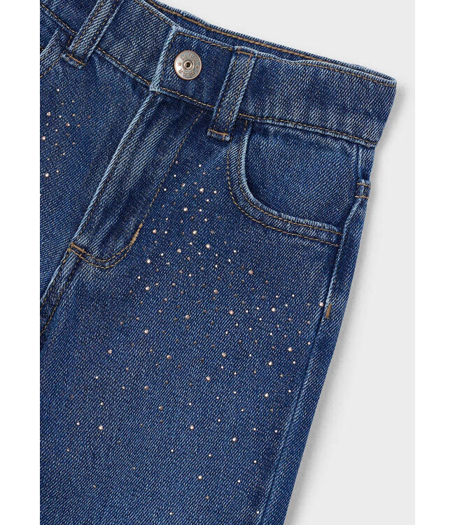 Mayoral Mayoral Glitter Straight Leg Denim