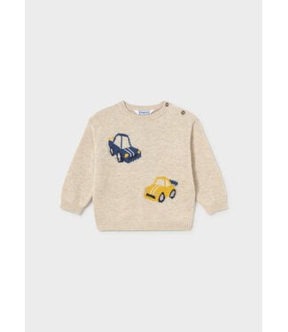Mayoral Mayoral Infant Cars Knit Sweater