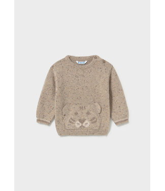 Mayoral Mayoral Crew Neck Sweater Tiger Pocket