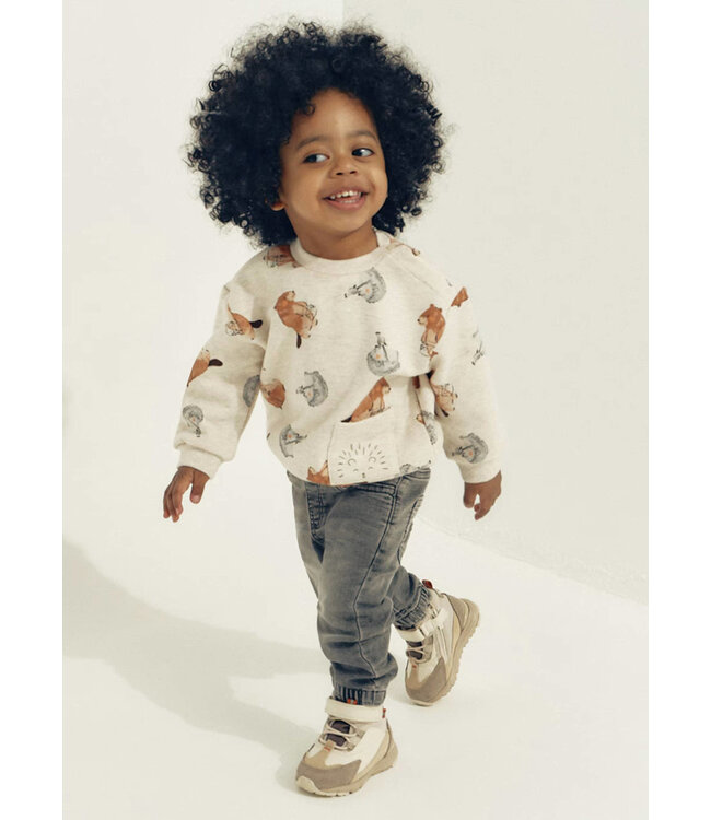 Mayoral Mayoral Infant Denim Jogger Grey