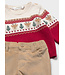 Mayoral Mayoral Reindeer Sweater & Cord Set