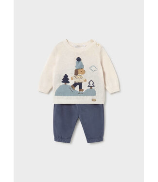Mayoral Mayoral Knit Sweater Pant Set Skater