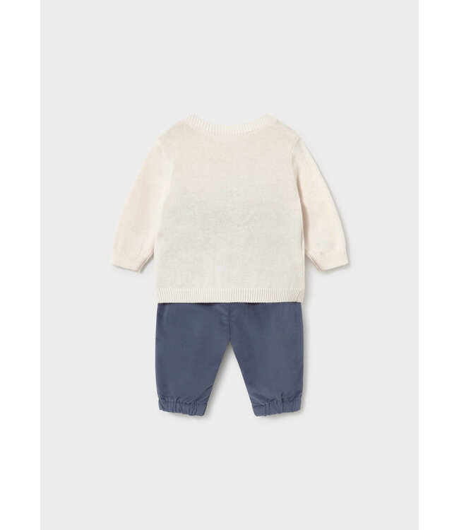 Mayoral Mayoral Knit Sweater Pant Set Skater