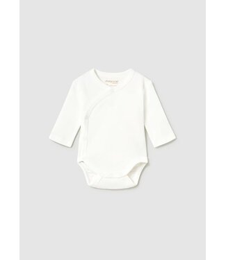 Mayoral Mayoral Side Snap Long Sleeve Onesie Cloud