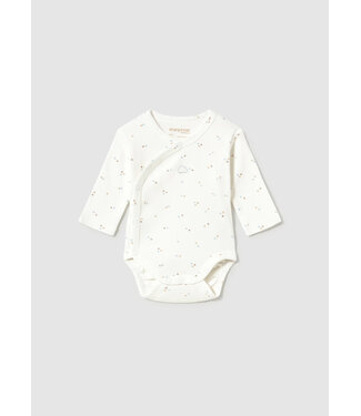 Mayoral Mayoral Side Snap Long Sleeve Onesie Blue Cloud