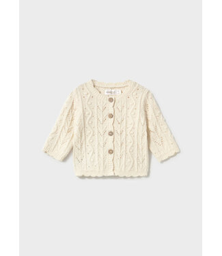Mayoral Mayoral Knit Open Work Cardigan