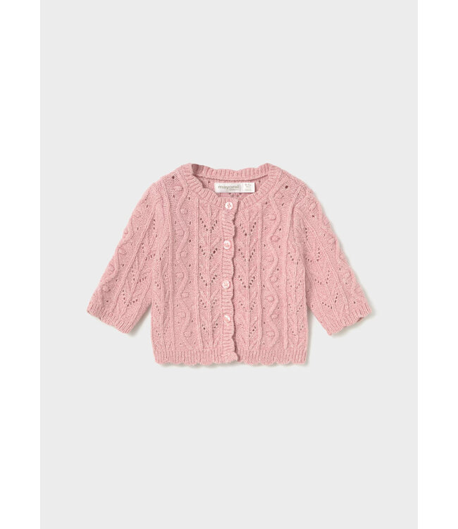 Mayoral Mayoral Knit Open Work Cardigan