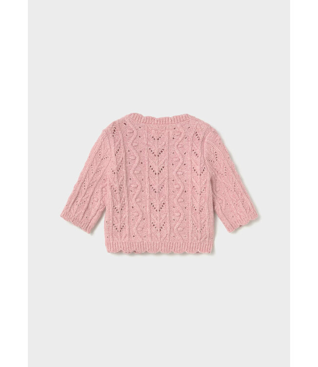 Mayoral Mayoral Knit Open Work Cardigan