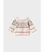 Mayoral Mayoral Knit Sweater Tulips on Ivory