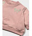 Mayoral Mayoral Embroidered Bow Sweatshirt Heathered Pink