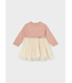 Mayoral Mayoral Glitter Knit & Tulle Dress Rose