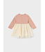 Mayoral Mayoral Glitter Knit & Tulle Dress Rose