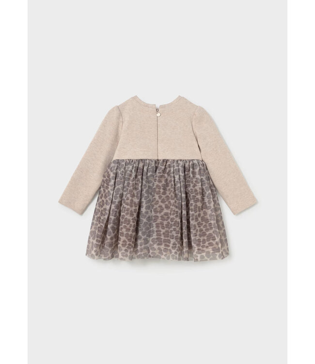 Mayoral Mayoral Leopard Tulle Dress