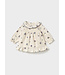 Mayoral Mayoral Collared Embroidered Heart Dress