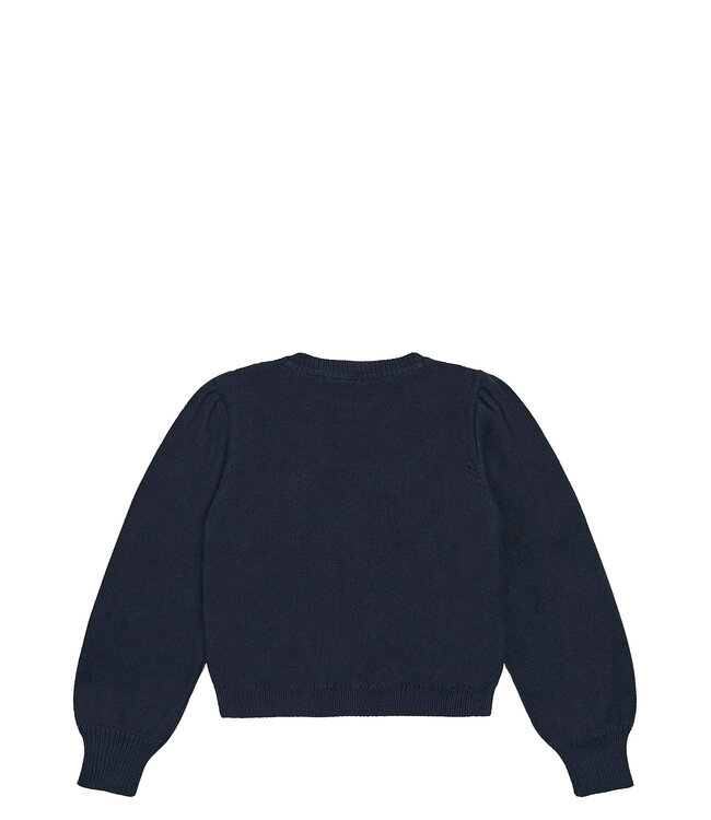 Enfant Enfant Puffed Sleeve Cardigan Navy