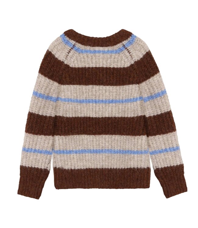 Enfant Enfant Knit Sweater Brown/Blue Stripe