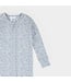 Petit Lem Petit Lem LunaKnit Sleeper Flower Print Light Blue
