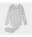 Petit Lem Petit Lem Ribbed PJ Set Slapstick Light Grey