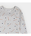 Petit Lem Petit Lem Ribbed PJ Set Slapstick Light Grey