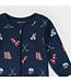 Petit Lem Petit Lem Sleeper Goal Getters Print Navy Blue