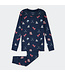 Petit Lem Petit Lem PJ Set Goal Getters Print Navy Blue