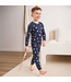 Petit Lem Petit Lem PJ Set Goal Getters Print Navy Blue