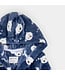 Petit Lem Petit Lem Plush Robe Polar Bear Print Dark Blue