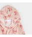 Petit Lem Petit Lem Plush Robe Ribbon Print Pink