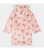 Petit Lem Petit Lem Plush Robe Ribbon Print Pink