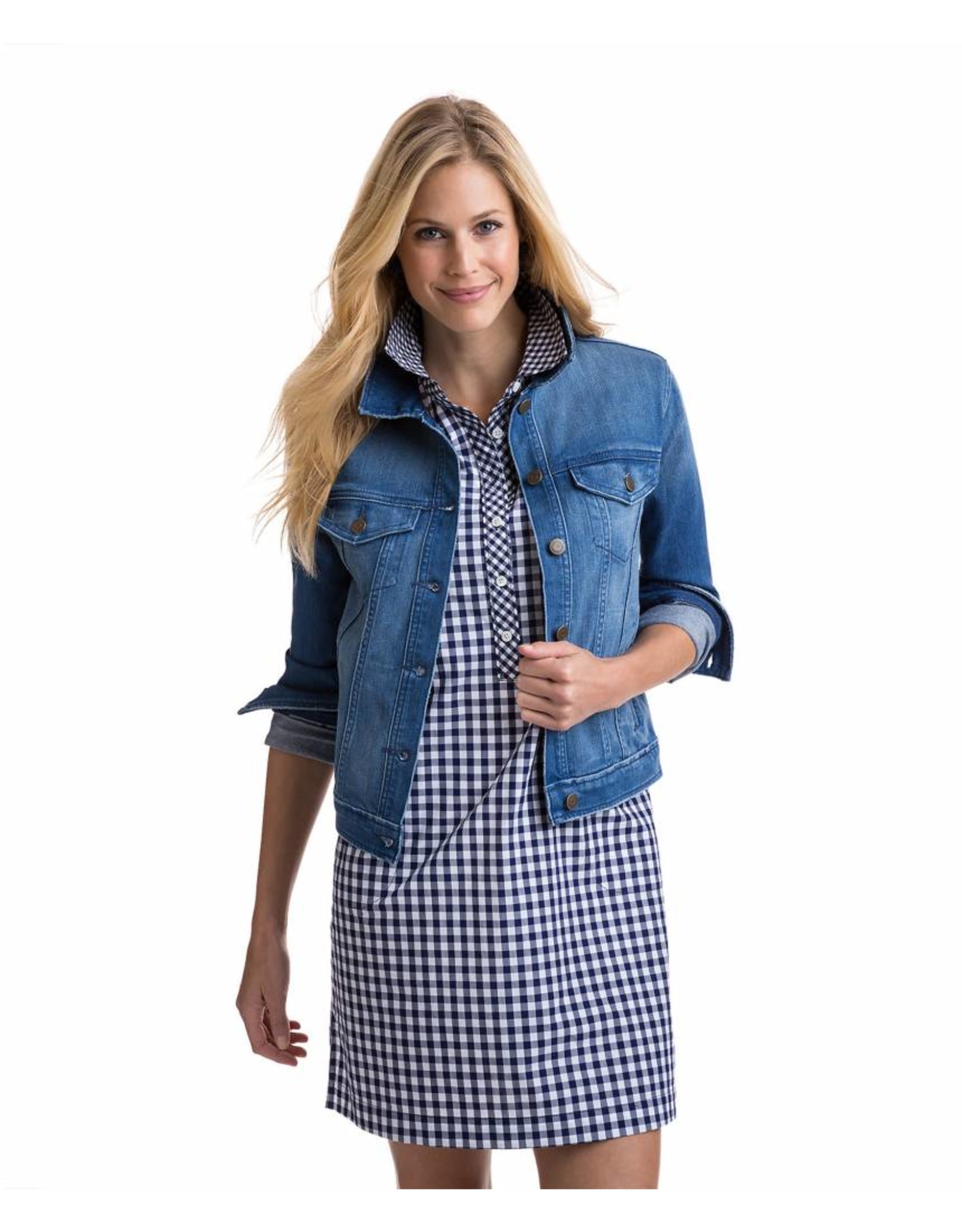 vineyard vines denim dress