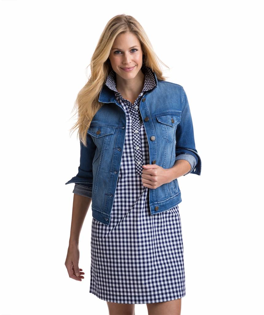 vineyard vines denim dress