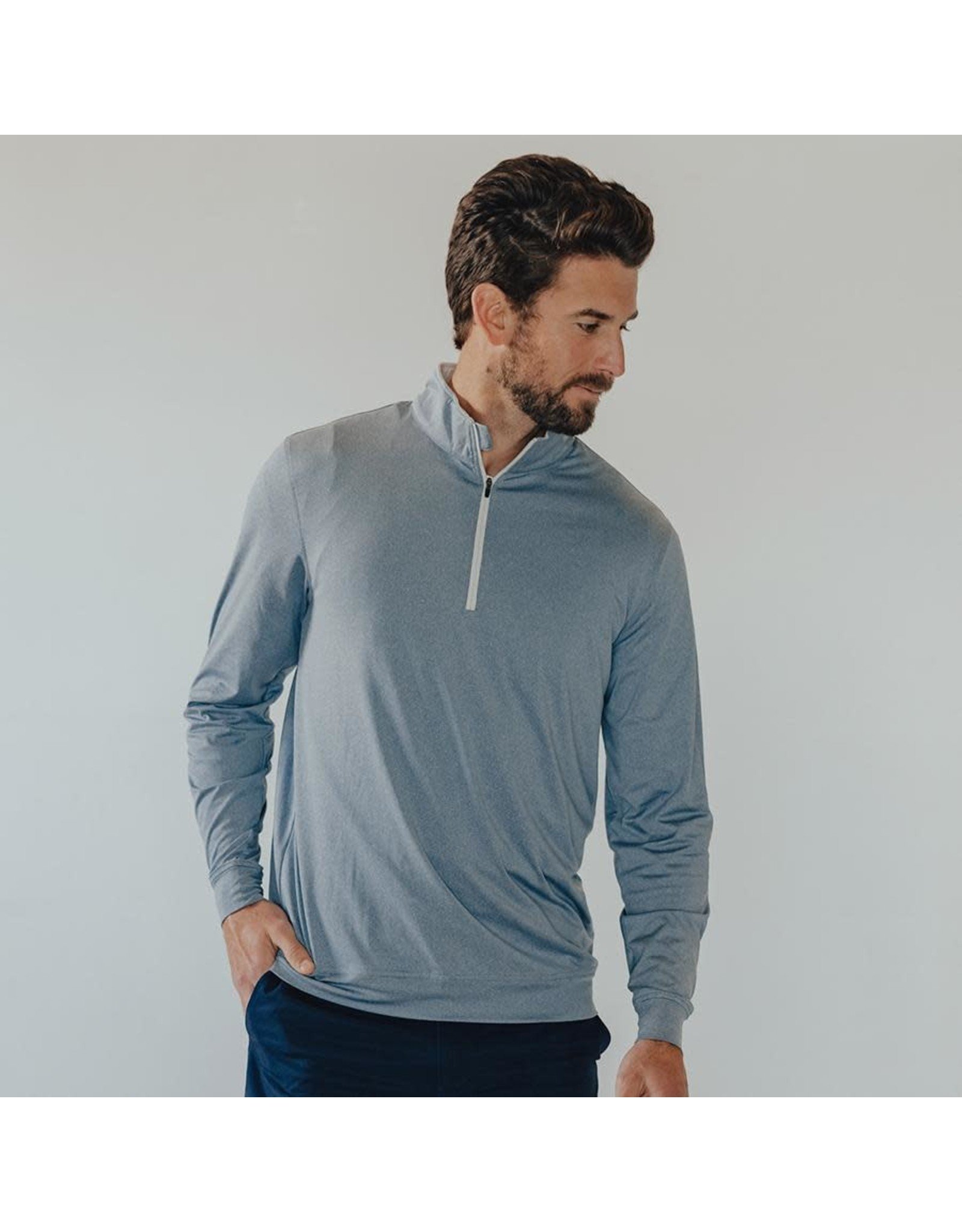 The Normal Brand The Normal Brand Seamed Performance Quarter Zip