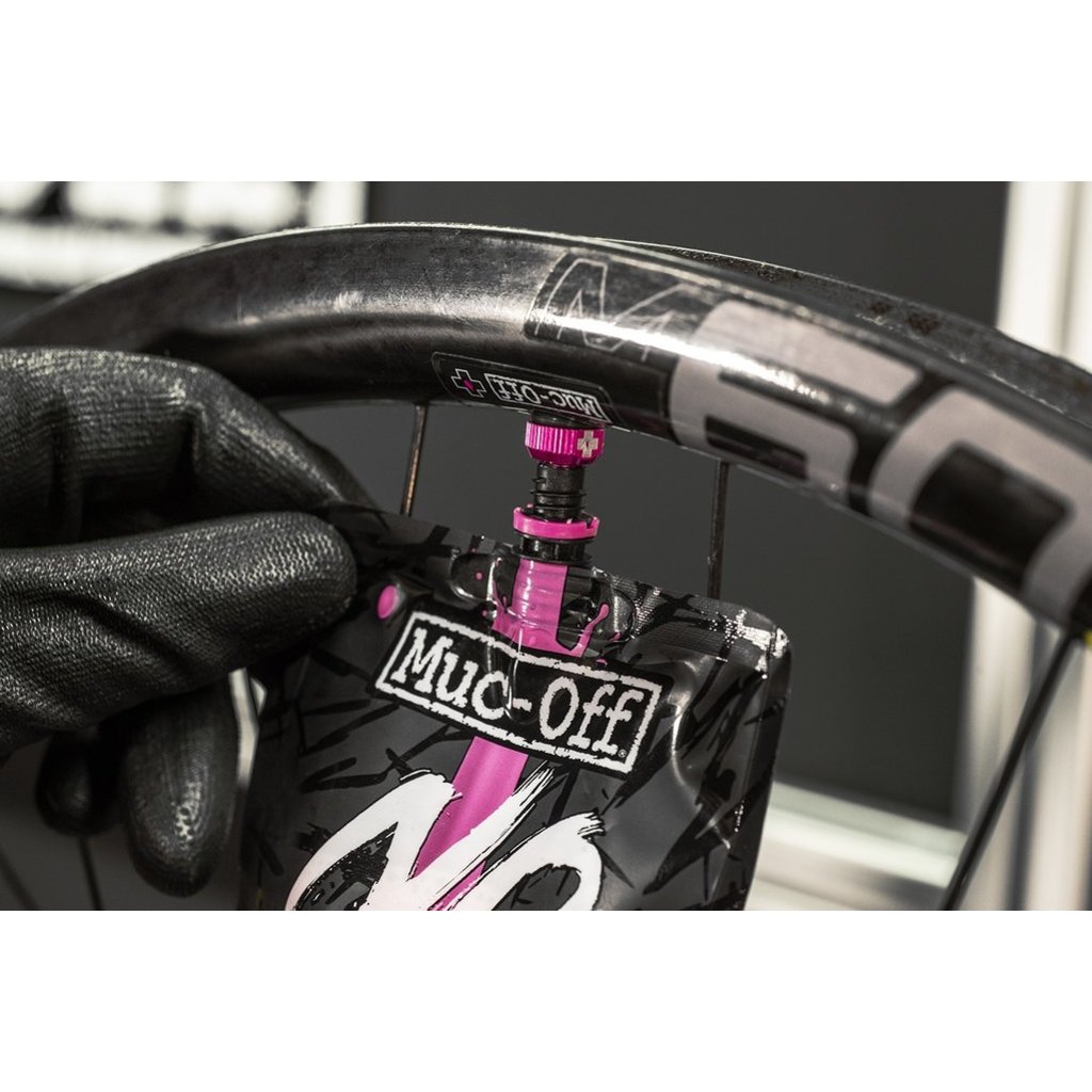 MUCOFF TUBELESS VALVES 44mm, PAIR The Velo Love Bike Shop