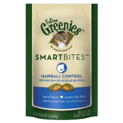 Feline Greenies SmartBites Hairball Control