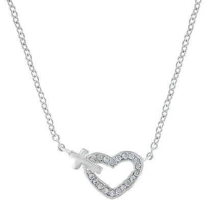 Montana Silversmiths Heart of Faith Necklace