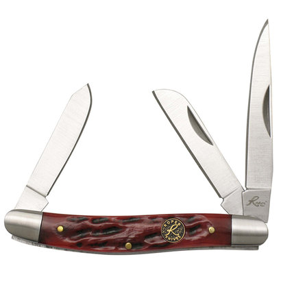 American Buffalo Knife and Tool Chaparrel Stockman Red Bone Knife
