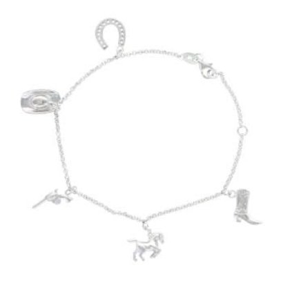 Montana Silversmiths Montana Silversmith Symbols of the West Charm Bracelet