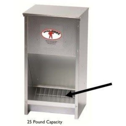 Miller Manufacturing Co. Little Giant Galvanized Poultry Feeder